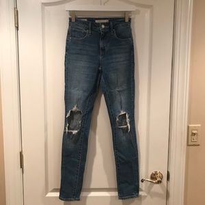 Levis 721 High Rise Skinny Jeans